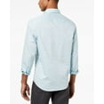 thumbnail image 2 of Alfani Mens Winton Square Button Up Shirt, Blue, XX-Large, 2 of 3