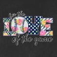 thumbnail image 2 of For the Love of the Game Sports Tri-Blend Racerback Tank Top, Vintage Black, Small, 2 of 5