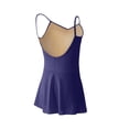 thumbnail image 5 of hengsof Girls' Ballet Leotard Solid Color Sleeveless Halter Tulle Dress Gymnastics Dance Training Leotard Sleeveless V Neck Leotard Suitable for Girls Aged 3-15, 5 of 8