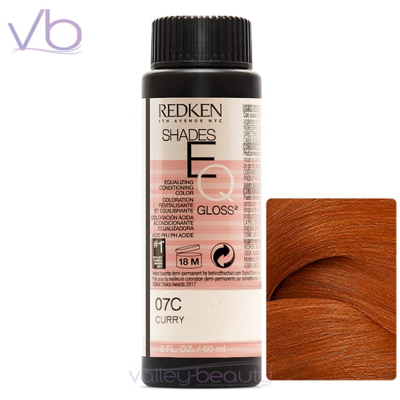Redken Shades Eq Color Gloss 07C - Curry For Women, 2 Oz