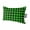 Green Black, variant on Black Blue Plaid Outdoor Pillows for Chaise Lounge Chair Waterproof Lumbar Pillows with Insert&Adjustable Strap Beach Headrest Pillow Country Buffalo Checked Gingham Pillow for Patio Pool 11"x16"