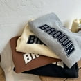 thumbnail image 2 of Boys Grils Toddlers' Fleece Pullover Letter Hoodie Crewneck Sweatshirt Warm Tops Shirts, 2 of 9