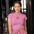 thumbnail image 5 of Playera de Mujer 1 Pza con Estampado Rosa con Frase "Madre Orgullosa" | 10 de Mayo Día de las Madres | Prenda entallada y Tela delgada fabricada con 100% Algodón, 5 of 5