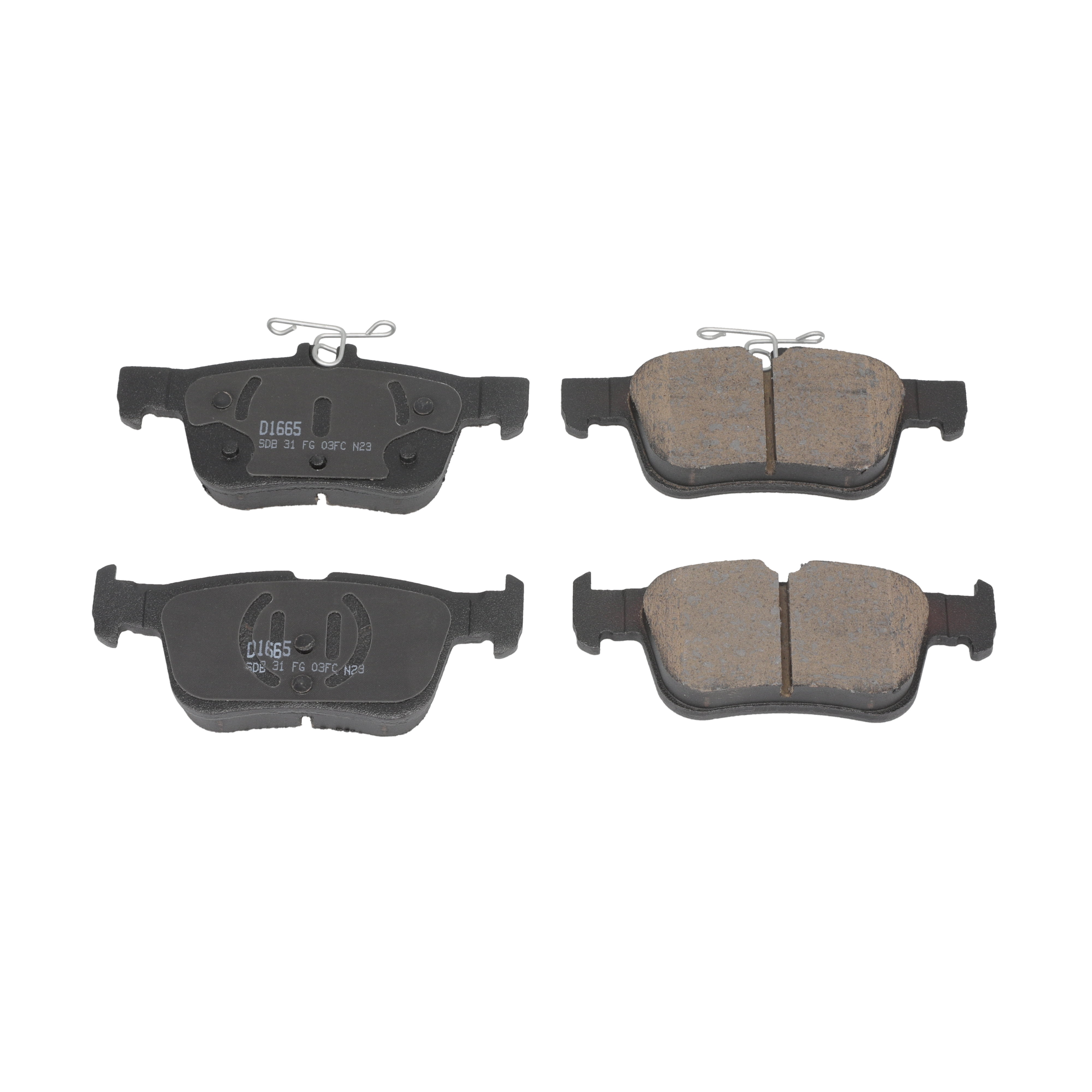 Winstop Brake Pad Set, Rear WS.1665.0.C, Ford Fusion 2016-2013