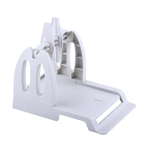 Soporte para etiquetas de envío Cesta para etiquetas Accesorio para impresora de etiquetas de escritorio Etiqueta de envío Blanco