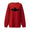 thumbnail image 3 of 2023 Sweat-Shirt Mode pour Femmes 50 % de Réduction Liquidation Mode Halloween Imprimé Blouse Ample à Manches Longues Col Rond Pull Décontracté, 3 of 4