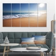 thumbnail image 1 of Calm Blue Beach under Bright Sun - Seascape Canvas Art Print, 1 of 3