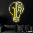 thumbnail image 2 of Glowneon Lighting Brain Neon Sign, Lighting Brain Wall Art Led Light, 2 of 4