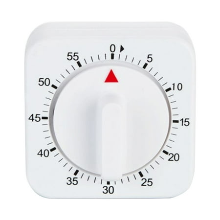 

60 Minutes Kitchen Cook Square Timer Mechanical Countdown Alarm Clock Reminder
