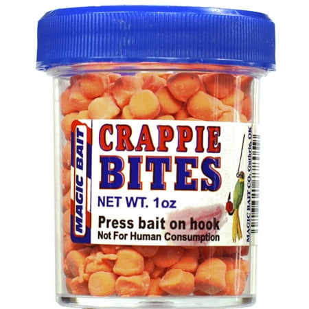 UPC: 0026691778059 | Magic Bait Crappie Bites Fishing Bait Orange 1oz