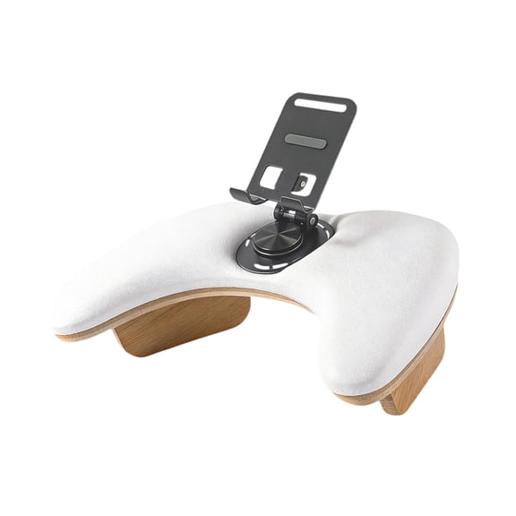 Manicure Arm Rest Nail Art Pillow Phone Holder U Shaped Microfiber PU Leather Cushion for Salon Tech Home Use