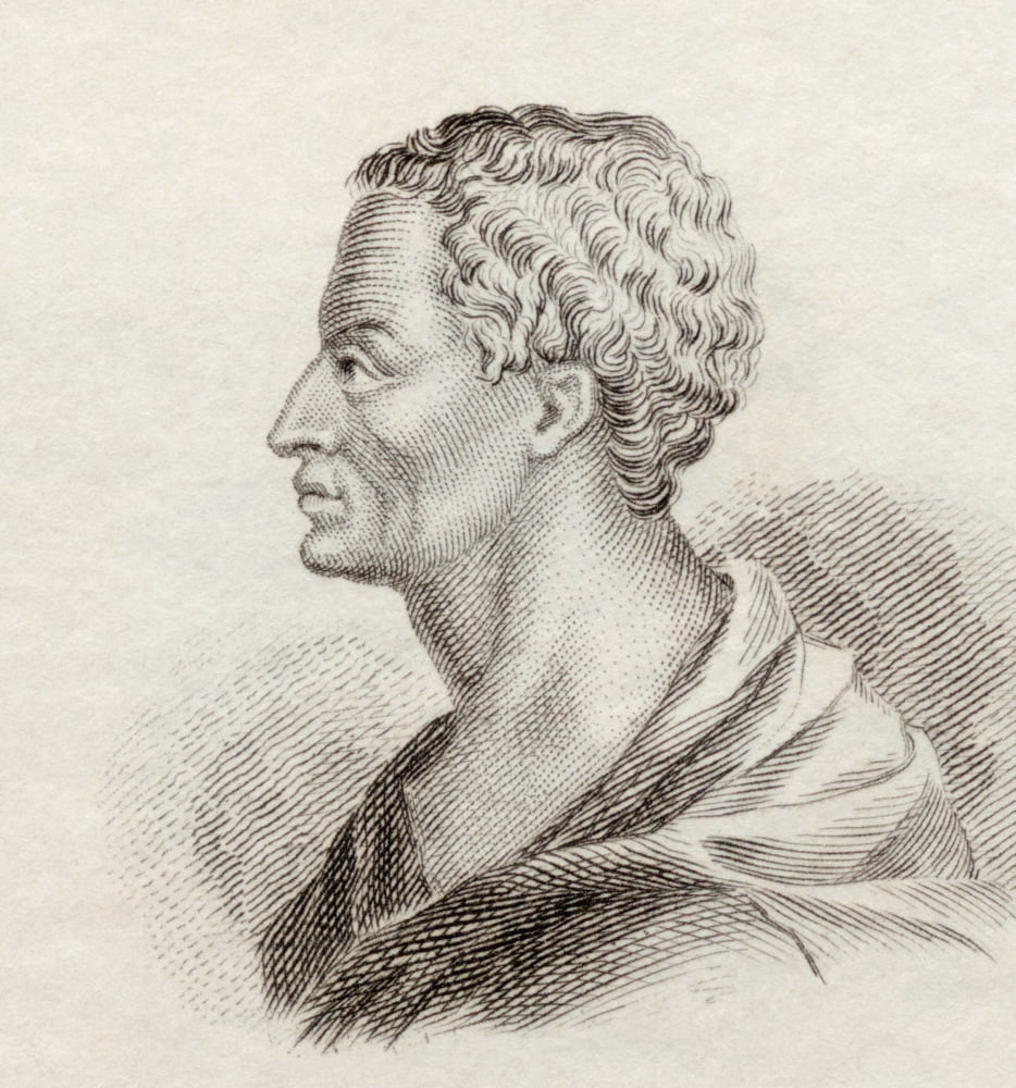 Marcus Tullius Cicero 106 Bc To 43 Bc Roman Philosopher Statesman Lawyer Political Theorist And Roman Constitutionalist From Crabbs Historical Dictionary Published 1825 Canvas Art - Ken Welsh Design