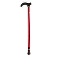 thumbnail image 2 of Sioweci Walking Stick with Ergonomic Handle 2 Section Length Adjustable Stable Anti-Skid Crutch Hiking Cane for Women Men Red, 2 of 13