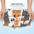 thumbnail image 3 of Yiaed Funny Cats Print Boys' Boxer Briefs Cotton Casual Stretch Comfort Boys Boxers - Kids Boxer Briefs Underwear for Boys (6-18)-X-Small, 3 of 5