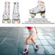 thumbnail image 4 of Patines de Ruedas Patines de Ruedas de 4 Ruedas de Doble para Niños y Adultos Zapatos de Patinaje con Grafiti ANGGREK Otros, 4 of 8