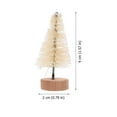 thumbnail image 4 of IFANLANDOR 1Set Blue Green Pink Beige Assorted Color Mini Christmas Tree For Xmas Party Atmosphere, 4 of 5