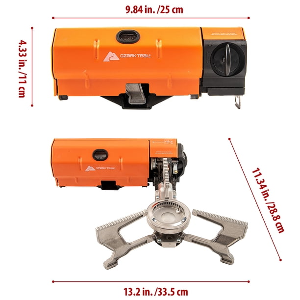 Ozark Trail 1-Burner Folding Butane Camping Stove, 5,300 BTU