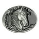 thumbnail image 4 of Advancent Hebilla de caballo única para hombres cinturón Vintage y hebilla de cinturón de cabeza de caballo occidental de aleación Retro Tela de costura y artesanía bronce, 4 of 6