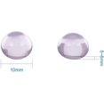 thumbnail image 2 of Clear Glass Cabochons Transparent Half Round Circle Flat Back for Jewelry and Cabochon Settings Clear 9.5~10mm 5.5mm(Range: 5~6mm) thick, 2 of 5