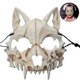 thumbnail image 3 of Máscara - Tiger Ye Yaksha Dragon God Tengu Black Tortoise, Resin Latex Skull Scary Horror Ninja Mask Costume Props MFZFUKR 221678-3, 3 of 9
