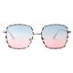 thumbnail image 5 of Marco ondulado Hombres Mujeres Diseñador Fahion Eyewear Vintage Eyeglasses SunGlasses UV400 Azul rosado Soledad Gafas de sol, 5 of 7