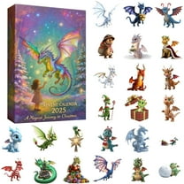 Elainilye Christmas Advent Calendar 2025 Magical Journey, 24 Days Countdown Calendar with Surprise Boxes for Boys Girls Teens Adults, Holiday Decor and Xmas Gift Idea
