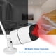 thumbnail image 3 of De Cámaras De Seguridad CCTV, Cámara Bala IP Detección De Movimiento Intercomunicador De 2 Control Remoto 1080P HD Visión Nocturna Con 18 Luces Infrarrojas Para, 3 of 7
