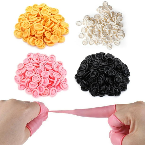 Art Tool Disposable Finger Cover Finger Cots Rubber Gloves Protector Gloves