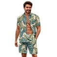 thumbnail image 3 of Yuyamidu Couples Outfits Matching Sets Summer Dresses for Women Mens 2 Piece Short Set Sleeveless Tank Midi Asymmetrical Dress Mens Shirt and Shorts Set Matching Couples Vacation Outfits Man S, 3 of 5