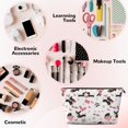 thumbnail image 3 of Toiletry Bag, Dachshund Dog Puppy Pink Love Leather Waterproof Travel Makeup Cosmetic Bag Organizer, Large Capacity Toiletry Bag for Travel Size Toiletries, Skin Care Bag for Women, 3 of 8