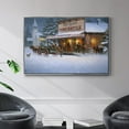 thumbnail image 2 of Christmas Wishes - Framed Gallery Wrapped Holiday Canvas - 17 x 25 - Silver Frame, 2 of 9