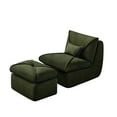 thumbnail image 4 of Compressed Lounge Chair with Ottoman, Modern Sofa for Small Spaces, Comfortable Upholstered Sofa for Living Room, Bedroom, or Studio, 4 of 9
