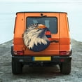 thumbnail image 6 of Goofa American Bald Eagle A Pattern Universal Tire Cover for Jeep, SUV, Truck, and Trailer – Waterproof, UV-Resistant,Easy to Install, Fits 14"-17" Tires-16 inch, 6 of 6