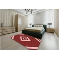 thumbnail image 4 of Ahgly Company Indoor Rectangle Patterned Bean Red Area Rugs, 8' x 12', 4 of 6