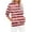 #260-Pink, variant on Craaazy Womens Sweatshirt Crew Neck Striped Color Block T-shirt Long Sleeve Pocket Pullover Gifts