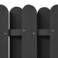 thumbnail image 5 of vidaXL Fence Panels w/ Posts WPC Square Garden Fence Garden Barrier Brown/Gray, 5 of 10