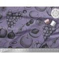 thumbnail image 2 of Soimoi Cotton Jersey Fabric Mix Fruits Print Sewing Fabric Yard 58 Inch Wide, 2 of 3