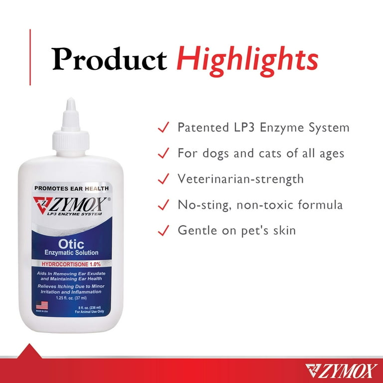 Zymox Otic Pet Ear with HC Walmart