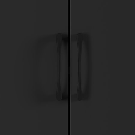 MAINSTAYS ARDENT OVER-THE-TOILET BATHROOM STORAGE CABINET, BLACK