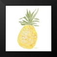 thumbnail image 2 of James, Nola 15x15 Black Modern Framed Museum Art Print Titled - Pineapple, 2 of 5