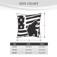 thumbnail image 4 of Susaid Memorial Day1 Print Velvet Throw Pillow Covers Home Art Deco Pillowcase Square Pillow Case Cushion Cover for Bed Sofa Living Room Car Indoor and Outdoor-20"x20", 4 of 8