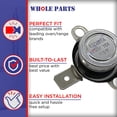 thumbnail image 5 of Whole Parts High Limit Switch Part # PJ030022 - Replacement & Compatible With Some Viking Ovens and Ranges, 5 of 7