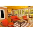 thumbnail image 2 of Liora Manne Tulum Rugby Rust Indoor/Outdoor Runner Rug 23" x 7'6", 2 of 2