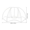 thumbnail image 2 of Iron Lamp Shade Frame DIY Desk Lamp Shade Frame Metal Lamp Cover Bracket Light Shade Holder, 2 of 6