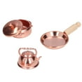 thumbnail image 4 of Doll House Accessory, Metal Simulation 3Pcs 1 : 12 Small Doll House Pot Set  For Doll Accessory, 4 of 8