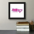 thumbnail image 5 of Gallery Pops Hatsune Miku - Hatsune Miku Logo Wall Art, Black Framed Version, 12" x 12", 5 of 5