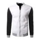 thumbnail image 1 of Chaqueta De Cuello Alto Para Hombre De Otoño Invierno Abrigo De Béisbol De Manga Larga (Blanco) (Xxl)-158333.10 Tmvgtek Caballero, 1 of 7
