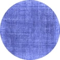 thumbnail image 1 of Ahgly Company Machine Washable Indoor Round Persian Blue Traditional Area Rugs, 7' Round, 1 of 4