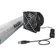 thumbnail image 1 of Extractor de aire USB pequeño y sencillo extractor de campana de cocina con ventilador de conducto de 1M, 1 of 6