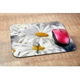 thumbnail image 3 of White Pure Daisy Gaming Mousepad - Flower Mouse Mat for Computer Desk Laptop Office, Non-Slip Rubber Base, 9.5x7.9 Inch, Elegant and Functional, 3 of 5